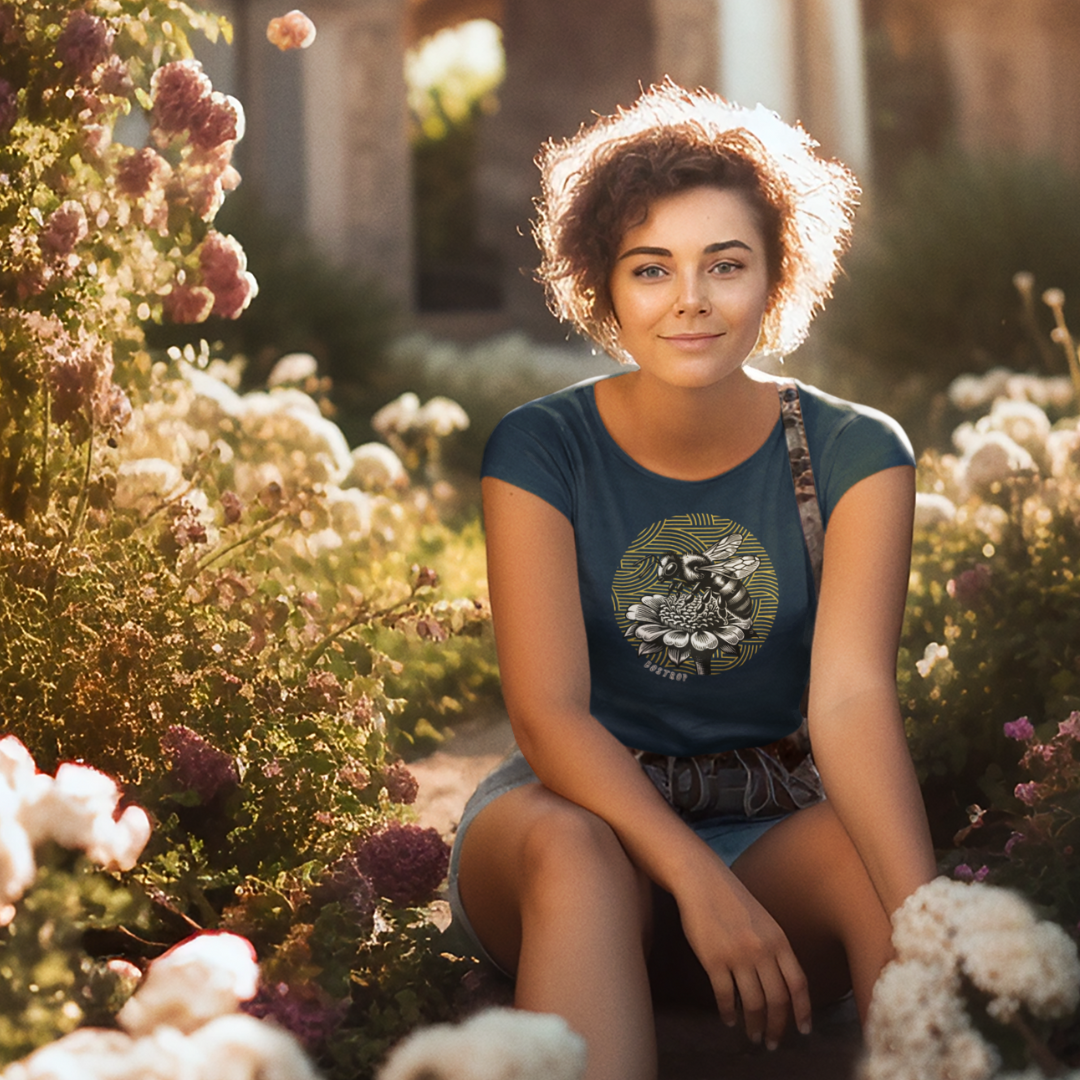 Bostrop African Bee Ladies T-Shirt (Multi Color)