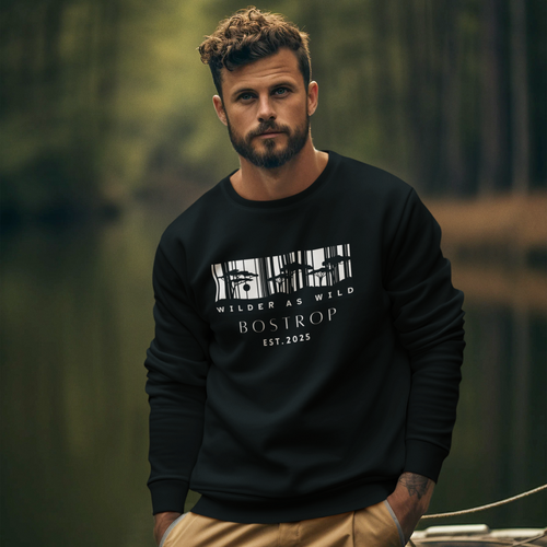Barcode Long Sleeve Heavy Weight Unisex T-shirt