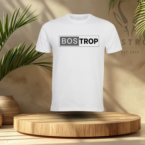 Block Logo Grey Heavy Weight Premium T-Shirt